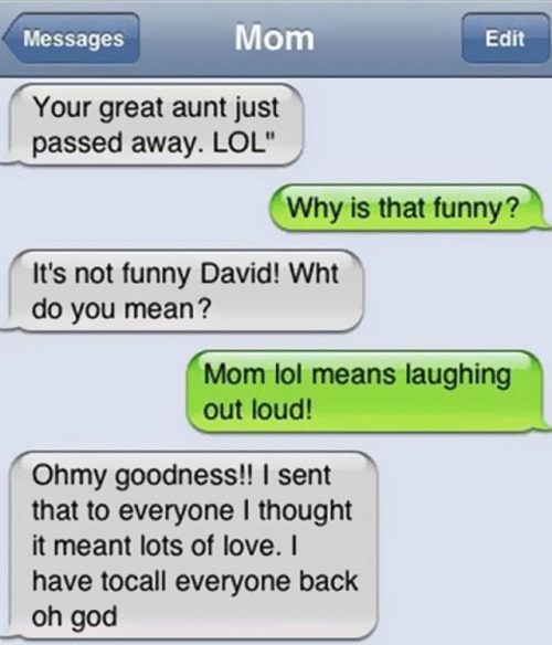 29 Funny Text Messages You Will At Some Point Have With Your Parents - HumorQuotes.com