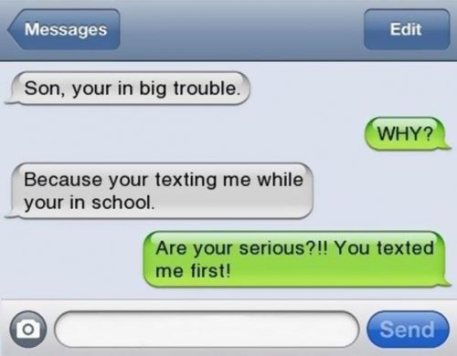 29 Funny Text Messages You Will At Some Point Have With Your Parents - QuotesHumor.com