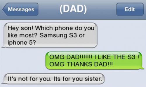 29 Funny Text Messages You Will At Some Point Have With Your Parents - QuotesHumor.com