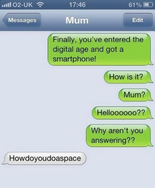 29 Funny Text Messages You Will At Some Point Have With Your Parents - QuotesHumor.com