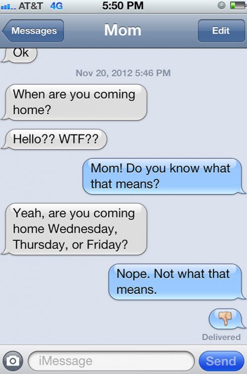 29 Funny Text Messages You Will At Some Point Have With Your Parents - QuotesHumor.com